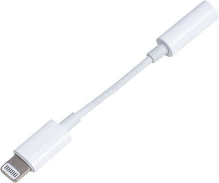 Apple câble audioLightning vers mini-jack 3,5 mm (1,2m) • Blanc