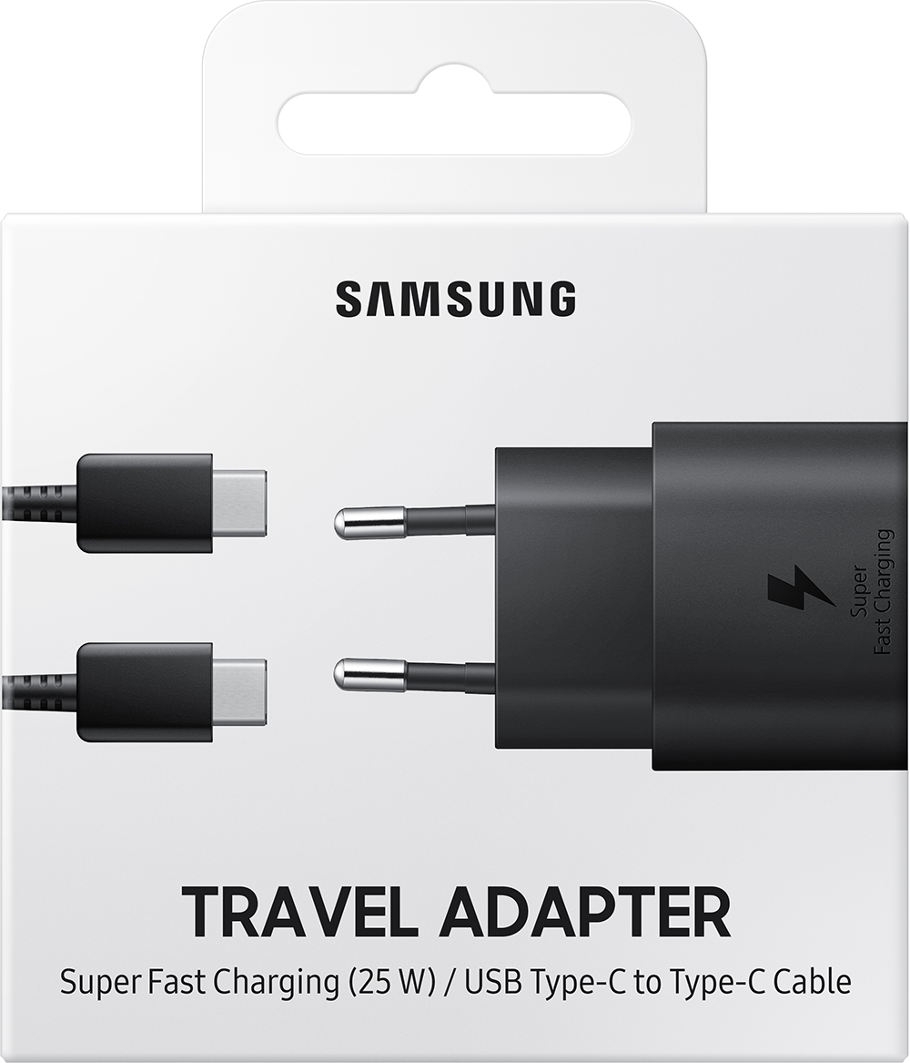 Chargeur Samsung charge rapide Power Delivery Type C Puissance 25 Watt -  Blanc