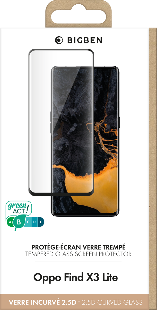 2 Films De Protection écran Pour Oppo Find X3 Lite - Transparent Brillant, Marque Dipos