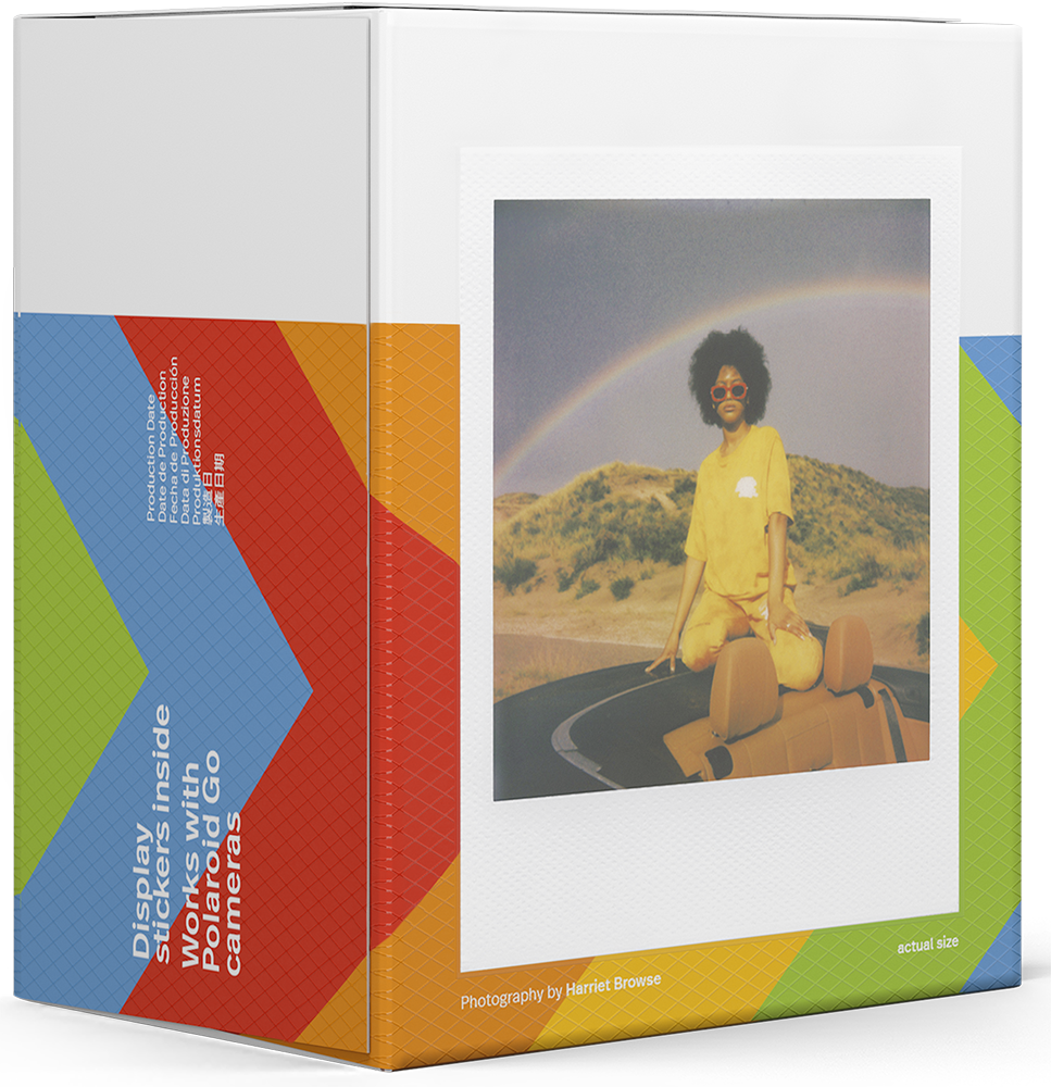 Films couleur pour Polaroid Go - Cadre blanc - 16 photos