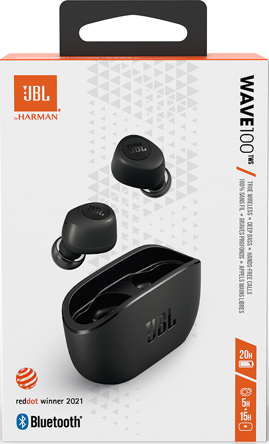 JBL WAVE 100 ECOUTEURS SANS FIL NOIR