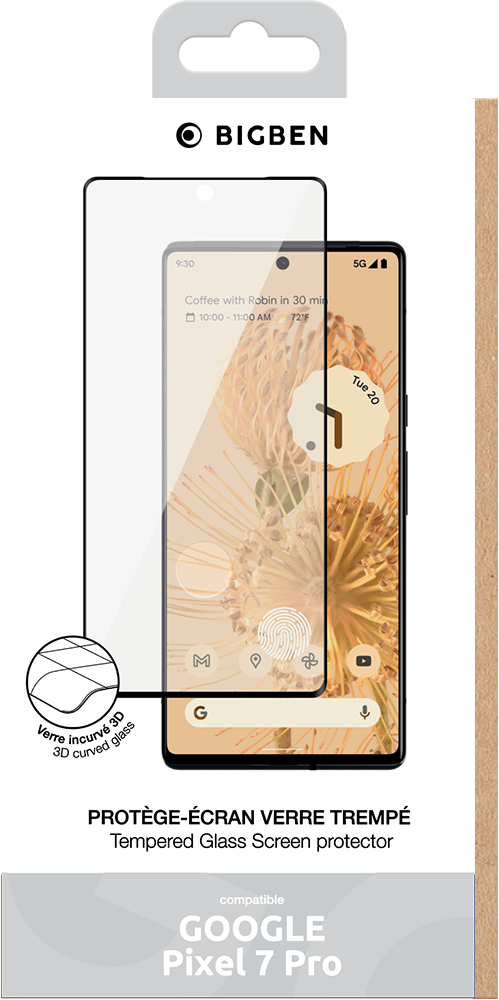 Vitre protection / Verre trempé 3D incurvé pour Iphone 12 Pro Max (6,7)
