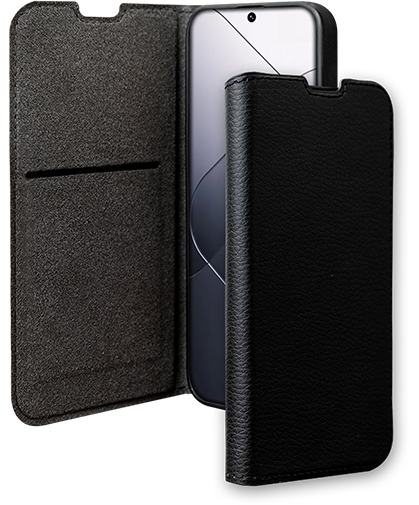 Folio Xiaomi Redmi Note 14 4G Wallet Fonction Stand Noir - Certifié GRS Bigben