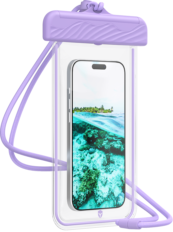 Pochette Etanche Universel Renforcée IPX8 Lavande + Garantie à vie Force Case