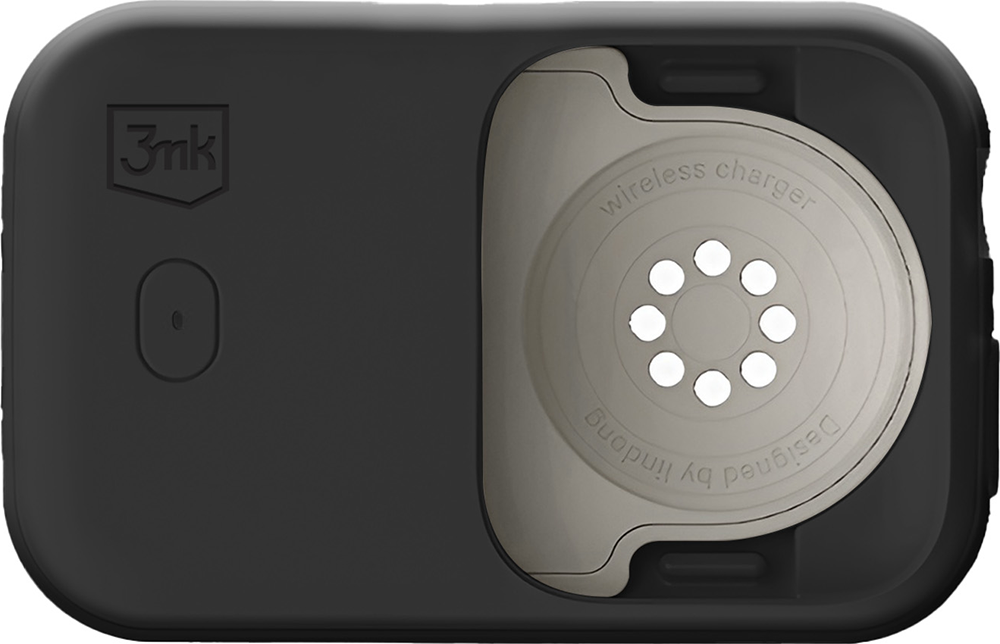 Image secondaire de Etui de charge sans fil Endurance™ 1200mAh 2.5W Qi Apple Watch Series 40-41mm Noir 3MK