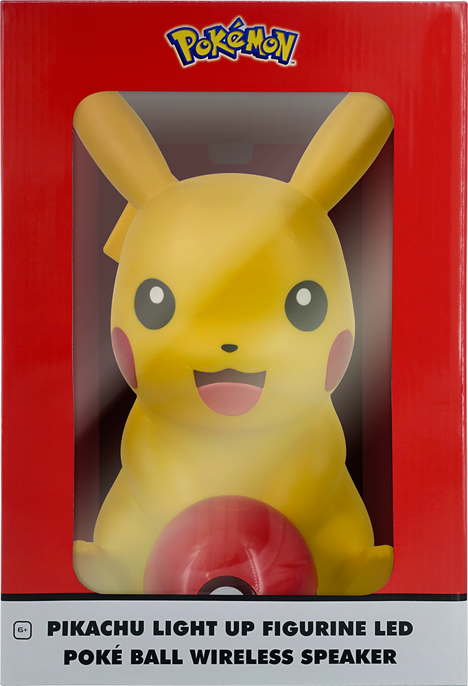 Lampe pikachu et enceinte pokeball - jouéclub