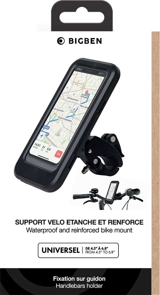 Support de téléphone portable de vélo étanche Support universel de
