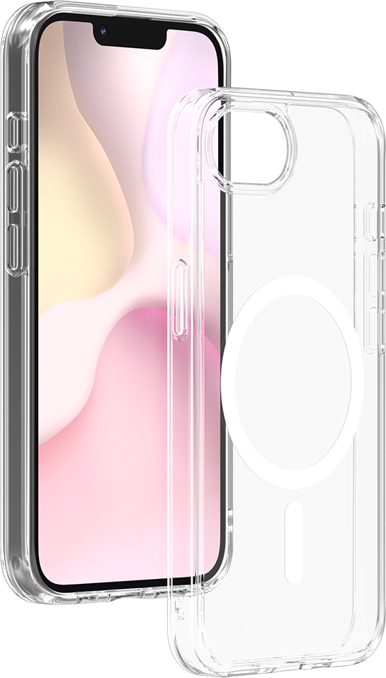 Coque MagSafe iPhone 16e Hybride Transparente Bigben