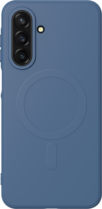 Image secondaire de Coque Magnétique MagSafe Samsung Galaxy A17 4G/5G Silicone Bleue Bigben