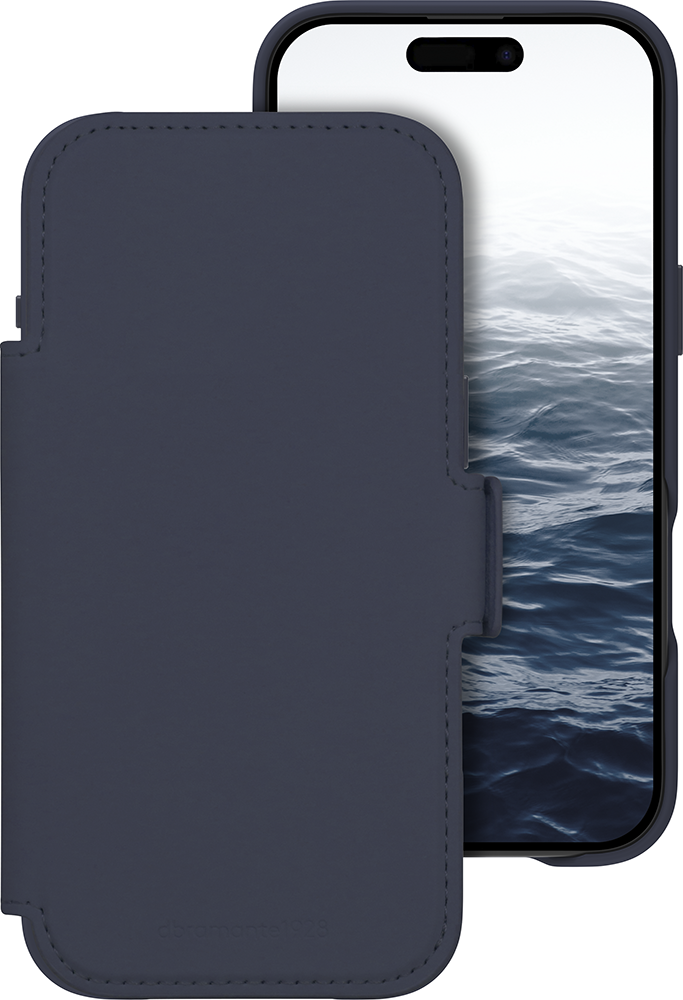 Folio iPhone Air Lynge ICON Fonction Stand Deep Water DBramante1928