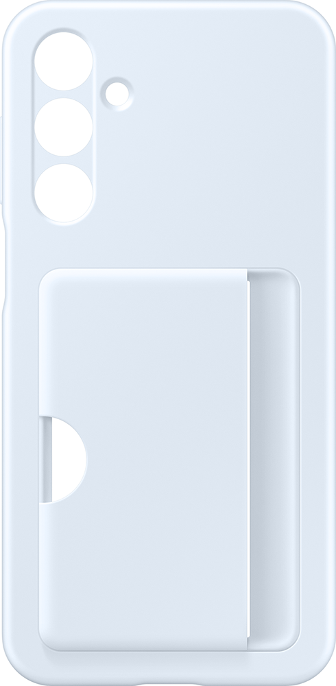 Coque Samsung Galaxy A16 4G / Galaxy A16 5G souple Ultra fine avec porte-carte intégré Bleu Polaire Samsung