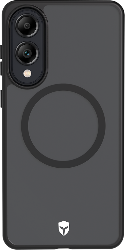 Image secondaire de Coque renforcée Magnet Samsung Galaxy S25 Edge AIR Frost 3m Noire + Garantie à vie Force Case