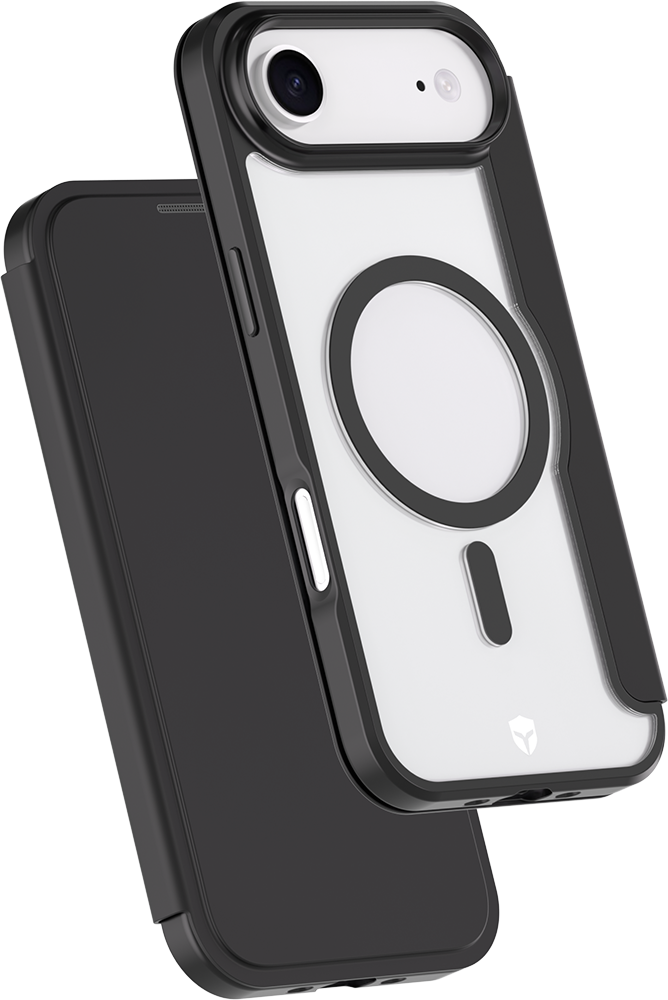 Folio renforcé MagSafe iPhone Air 2m Noir + Garantie à vie Force Case