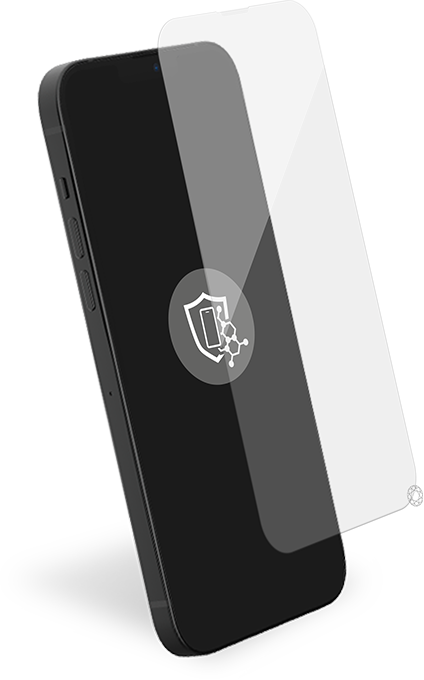 Protège écran iPhone 16 / 15 / 14 Pro Ceramic Shield 2.5D Verre trempé + Garantie à vie - Certifié GRS Force Glass