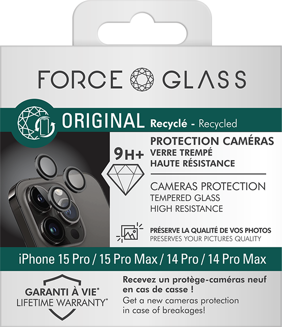 Force Glass Camera Lens Protector iPhone 15 Pro / 15 Pro Max
