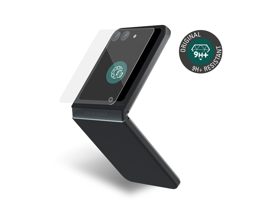 Protège écran Samsung Galaxy Z Flip 7 FE Original 2.5D Verre trempé + Garantie à vie - Certifié GRS Force Glass