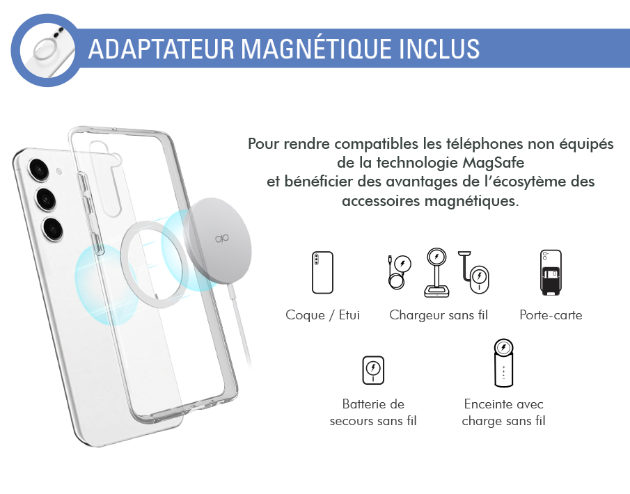 Chargeur rapide Sans fil Chevalet Induction - Flapcase - Boutique