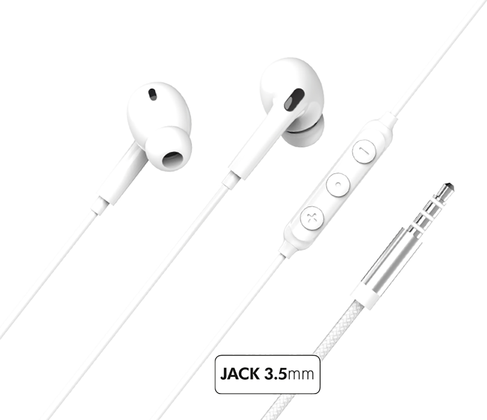 Écouteurs de Sport filaire basse 3.5mm, oreillettes avec micro prise Jack  3.5mm, casque pour