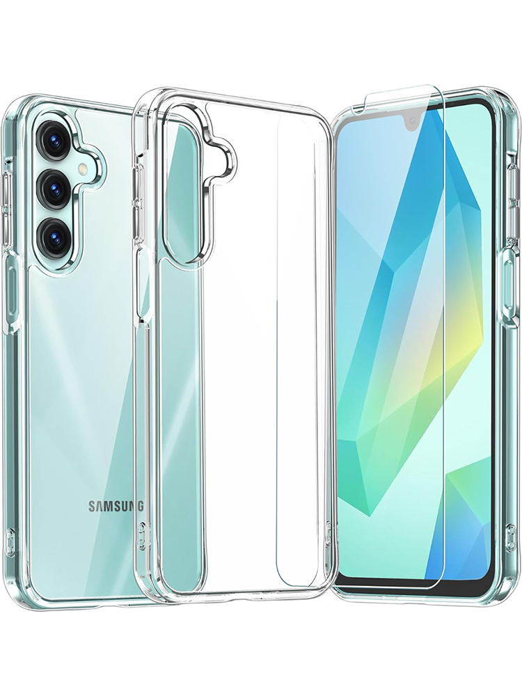 Image secondaire de Pack 2 en 1 Coque Samsung Galaxy A26 Souple Transparente + Protège écran Design For Samsung Samsung