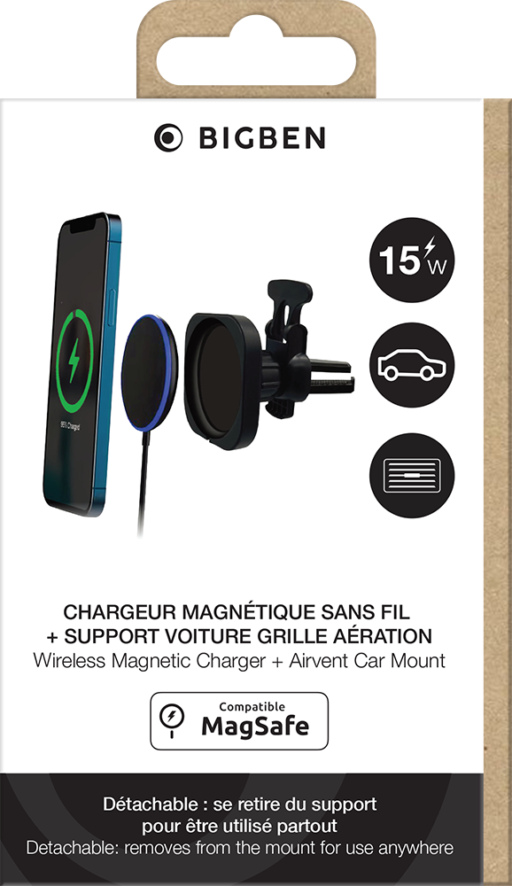 Chargeur Induction Voiture MagSafe - 15W