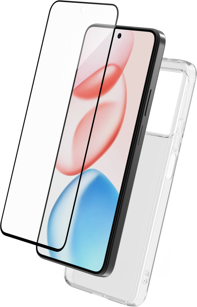 Pack 2 en 1 Coque Honor Honor 400S Souple Transparente + Protège écran 2.5D + SmartFrame™ - Certifié GRS Bigben