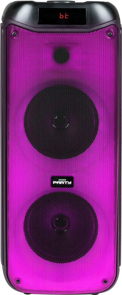 Enceinte lumineuse Bluetooth BigBen - Party tube - Vert - Enceinte