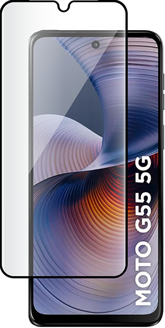 Protège écran Motorola G55 5G + SmartFrame™ 2.5D Verre trempé - Certifié GRS Bigben