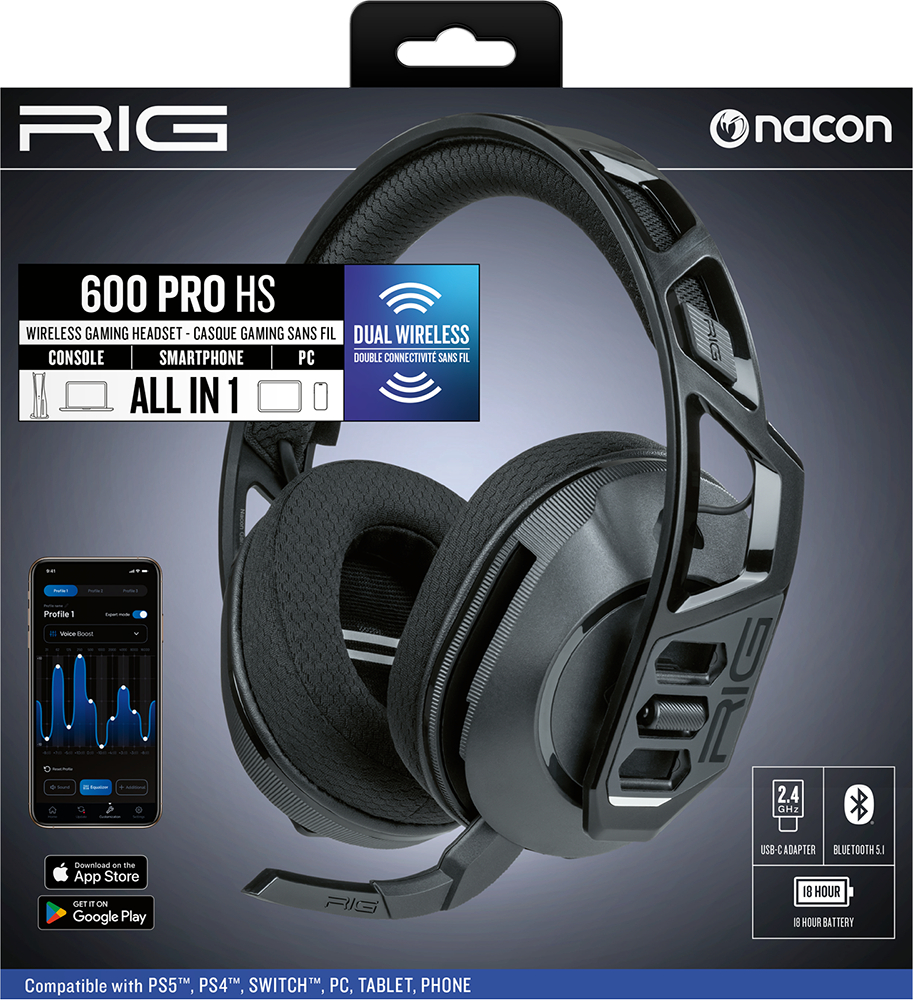 Le nouveau casque sans fil double RIG 600 PRO de Nacon est maintenant  disponible - Le Bêta-Testeur