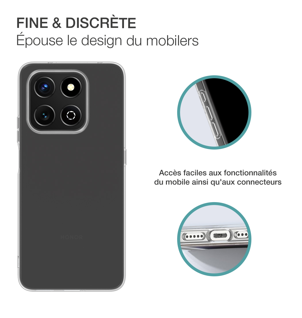 Image secondaire de Coque Honor Honor 400S Transparente Bigben