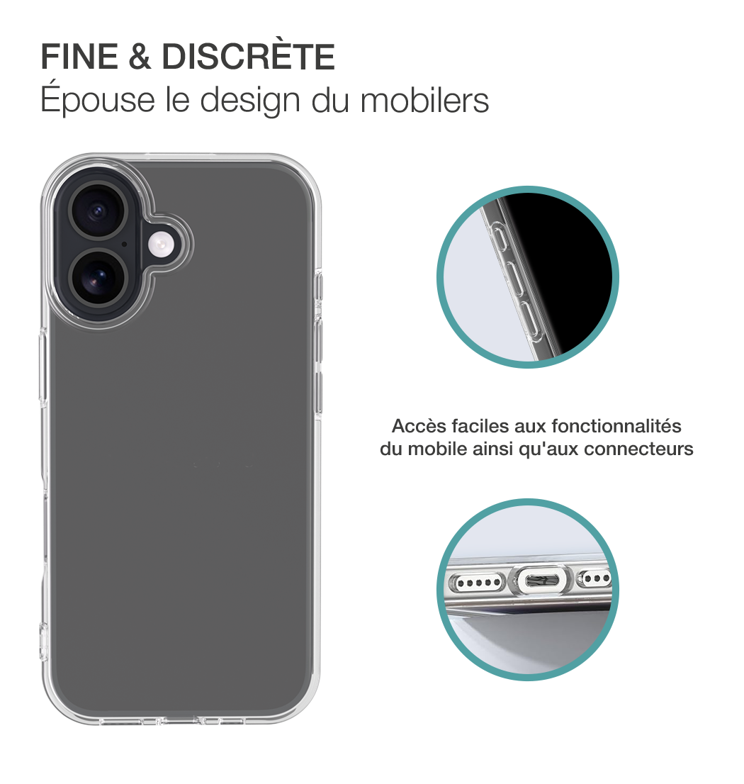 Image secondaire de Coque iPhone 17 Transparente Bigben