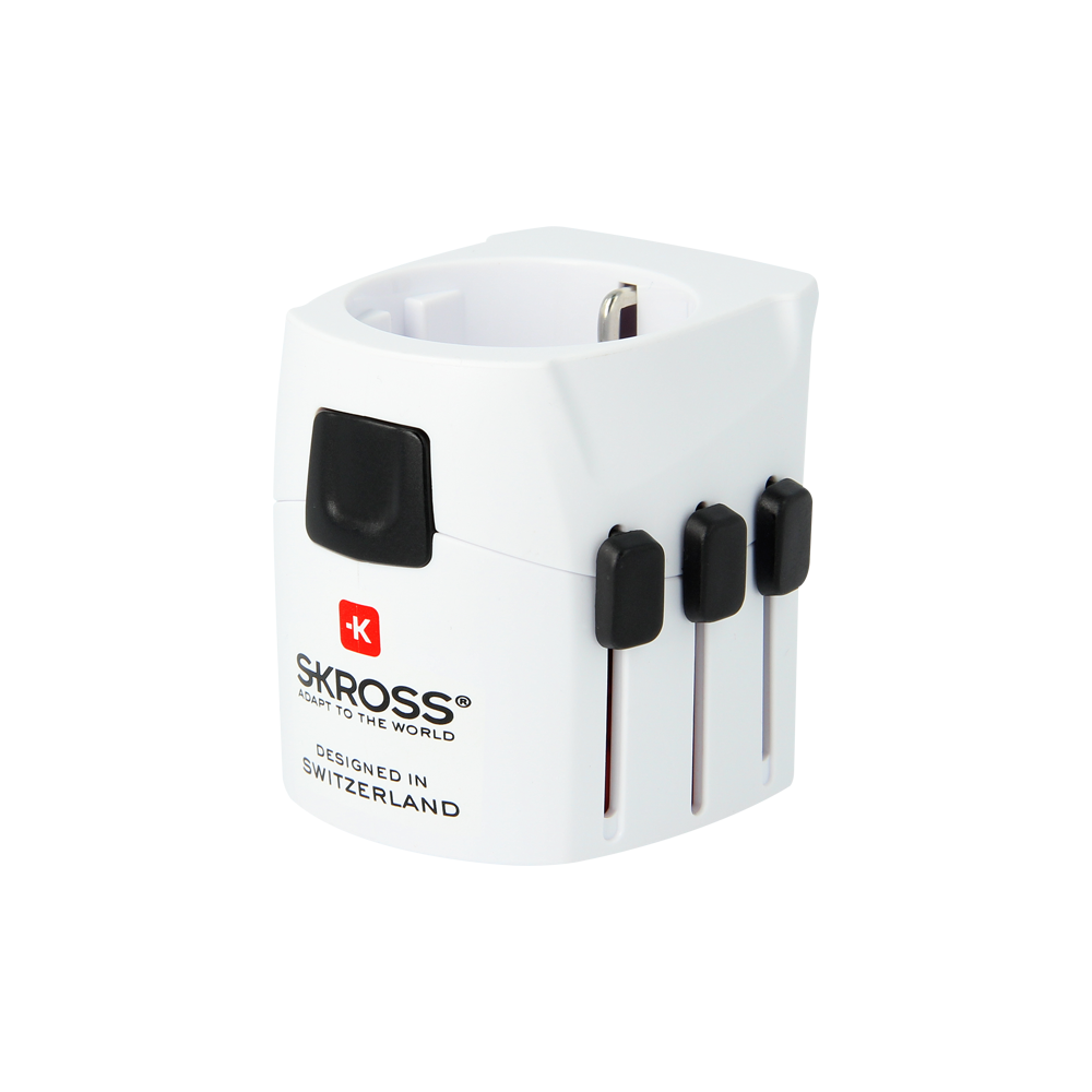 Adaptateur voyage PRO LIGHT Universel Blanc Skross