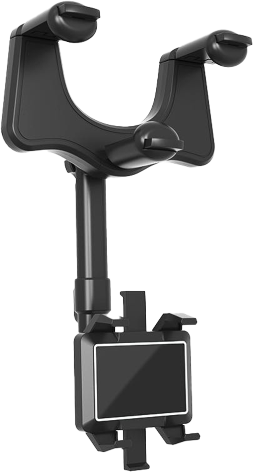 Support Voiture Rétroviseur Maintien clip ajustable Noir Bigben