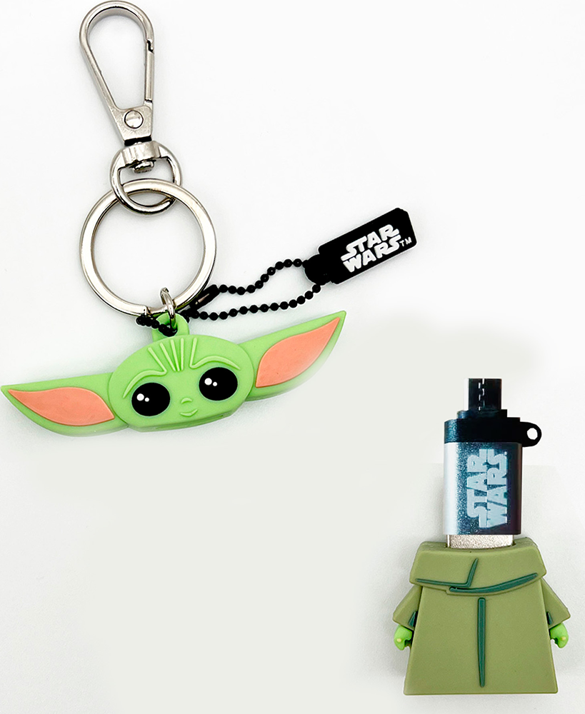 Image secondaire de Clé USB 3.2 + USB C 32GB Grogu Wondee