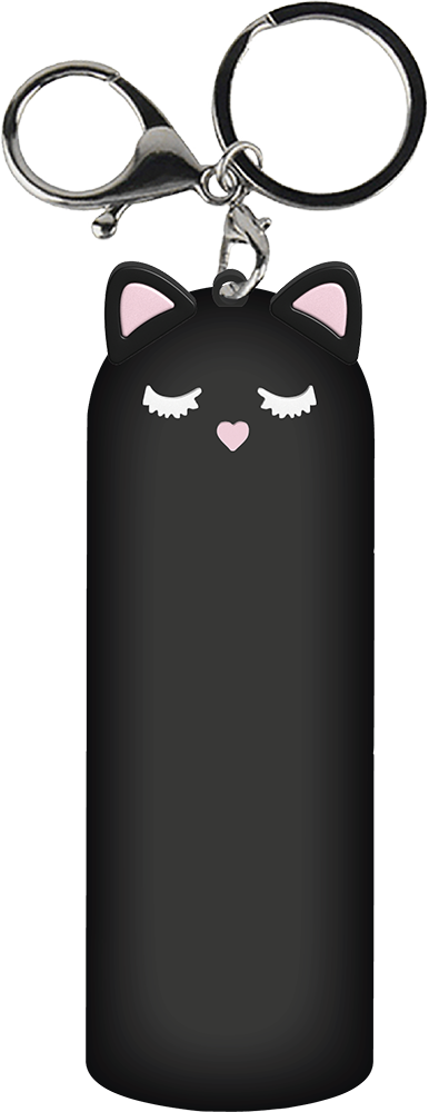 Porte-clés En Peluche Chat Noir - Environ 10 Cm, Avec Sonnette, Cadeau Mignon Pour Femme