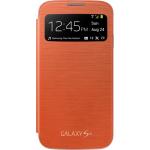 Etui à rabat à zone transparente Samsung EF-CI950O orange pour Galaxy S4 I9500