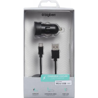 BigBen Connected - Chargeur voiture câble micro-USB vers USB-A