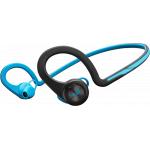 Blue and black Plantronics Bluetooth Headset BackBeat Fit Sports