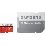 Carte mémoire Samsung micro SD Evo 64 Go avec adaptateur SD