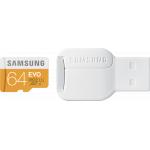 Carte mémoire micro SD 64 Go Evo avec adaptateur USB Samsung