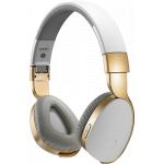 Divacore white and gold Addict bluetooth headset