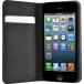 Etui Folio iPhone 5/5S/SE Noir - Porte-carte intégré Bigben