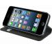 Folio iPhone 5 / 5S / SE Stand Fonction Stand Noir - Circuit court européen