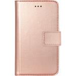 Etui folio universel rose métal taille S