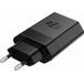 Kit Chargeur 2 USB A 2.4+1A + Câble USB A / microUSB 1m Noir