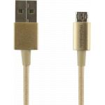 Câble USB/ micro USB réversible Thomson doré