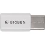 Adaptateur Micro USB vers USB C Blanc Bigben