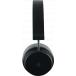Black and gray Bluetooth headset