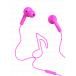 Ecouteurs Go Music Jack 3.5mm Intra-auriculaire Rose