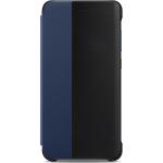 Folio Huawei P10 Lite View Flip Cover avec fen&ecirc;tre transparente Bleu