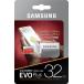 Carte MicroSD Evo Plus 32GB + adaptateur SD Samsung